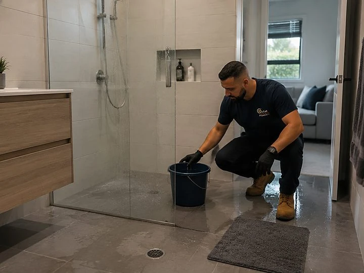 Bathroom and toilet plumbing in Toorak