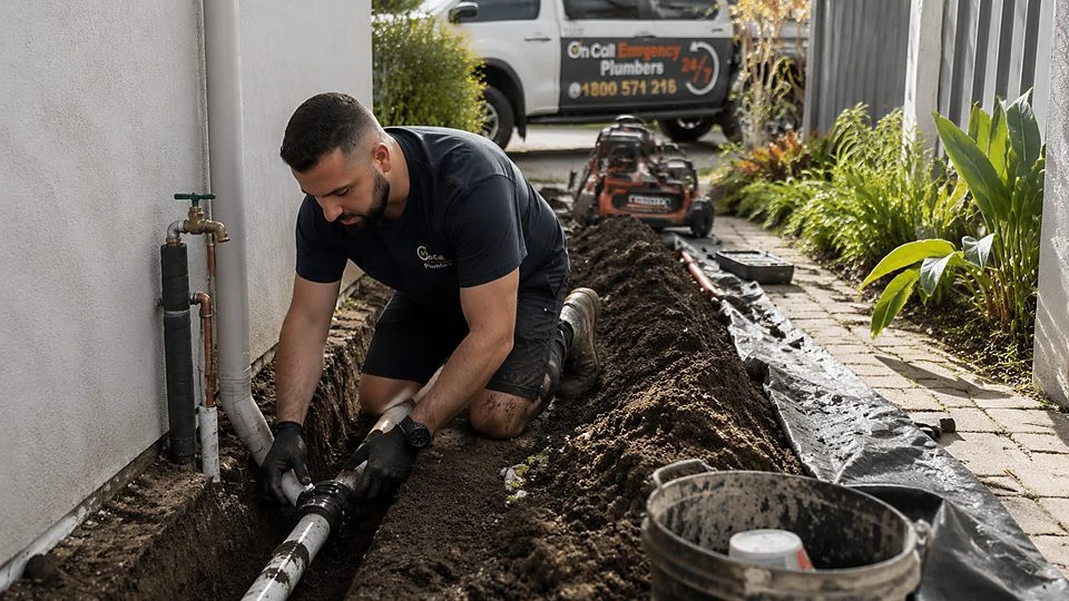 Burst pipe repair in Toorak