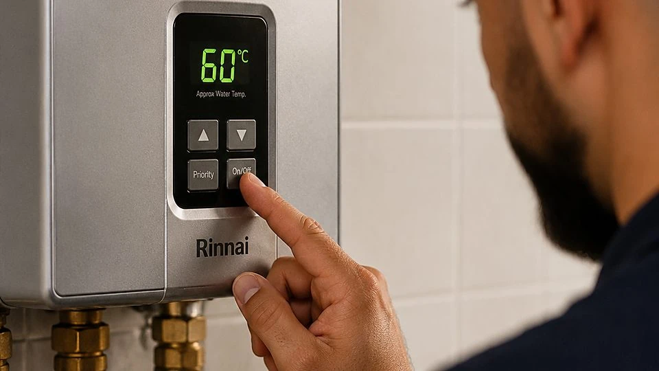 Hot water system service in Toorak